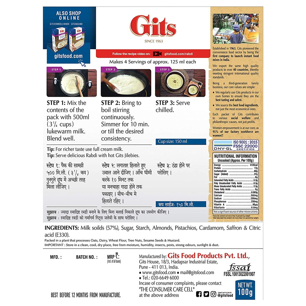 Gits Instant Rabdi Mix