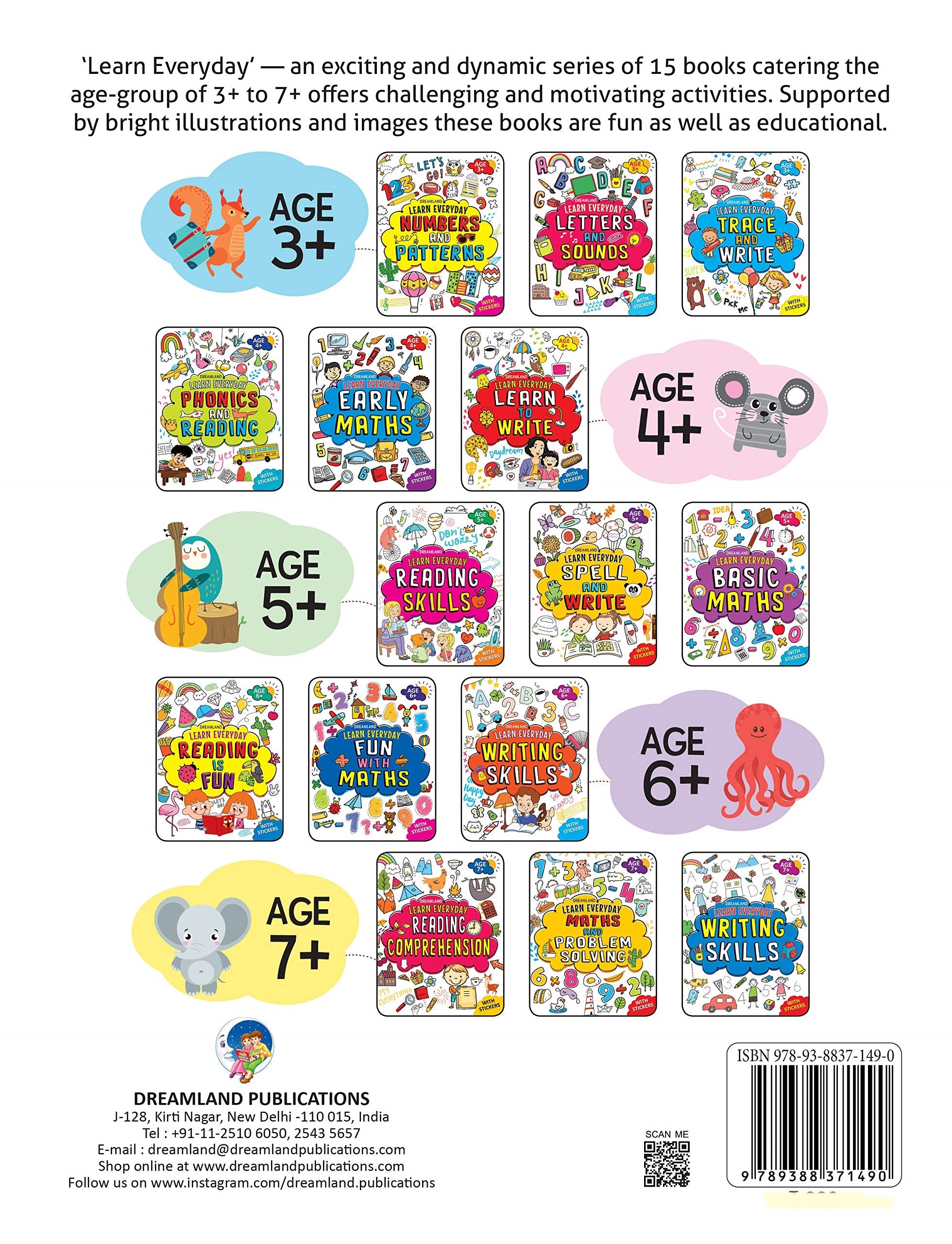 Dreamland Learn Everyday Numbers and Patterns- Age 3+ - Distacart