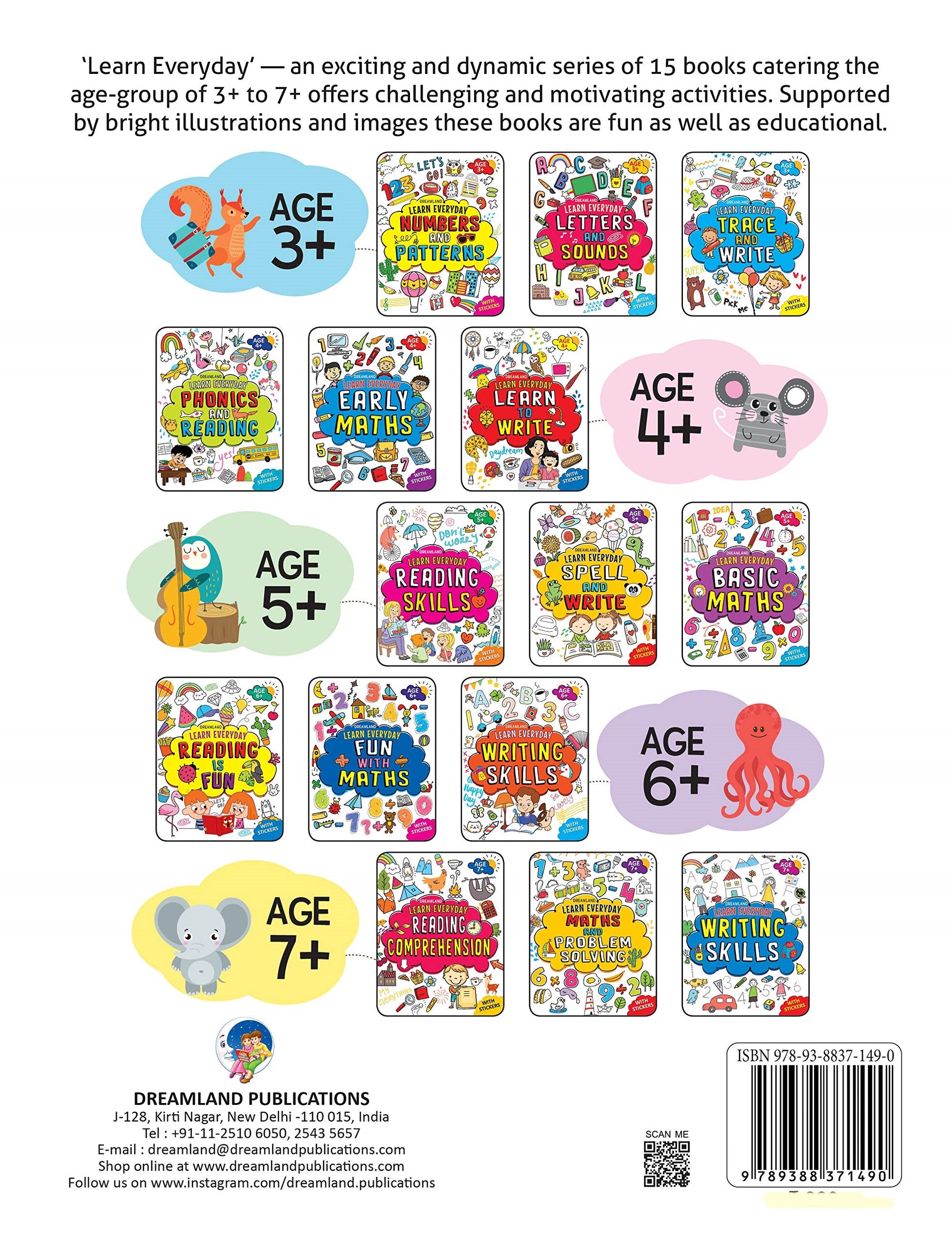 Dreamland Learn Everyday Numbers and Patterns- Age 3+ - Distacart