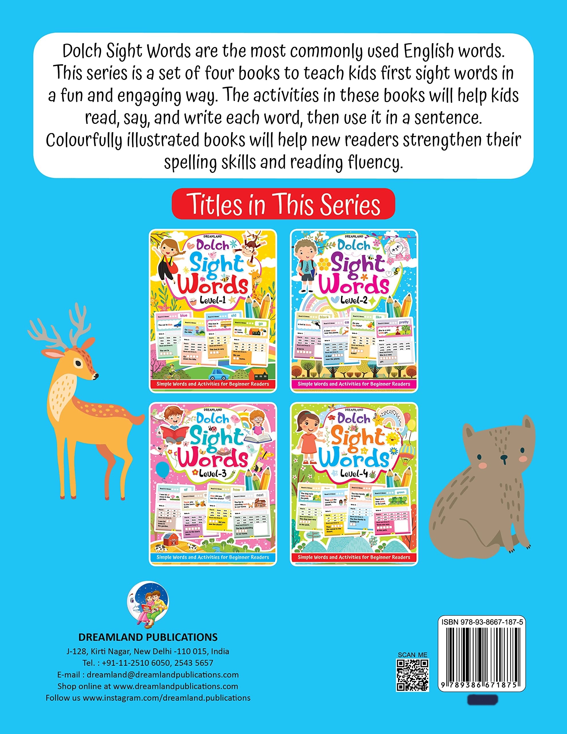 Dreamland Dolch Sight Words Level 2- Simple Words and Activities for Beginner Readers - Distacart