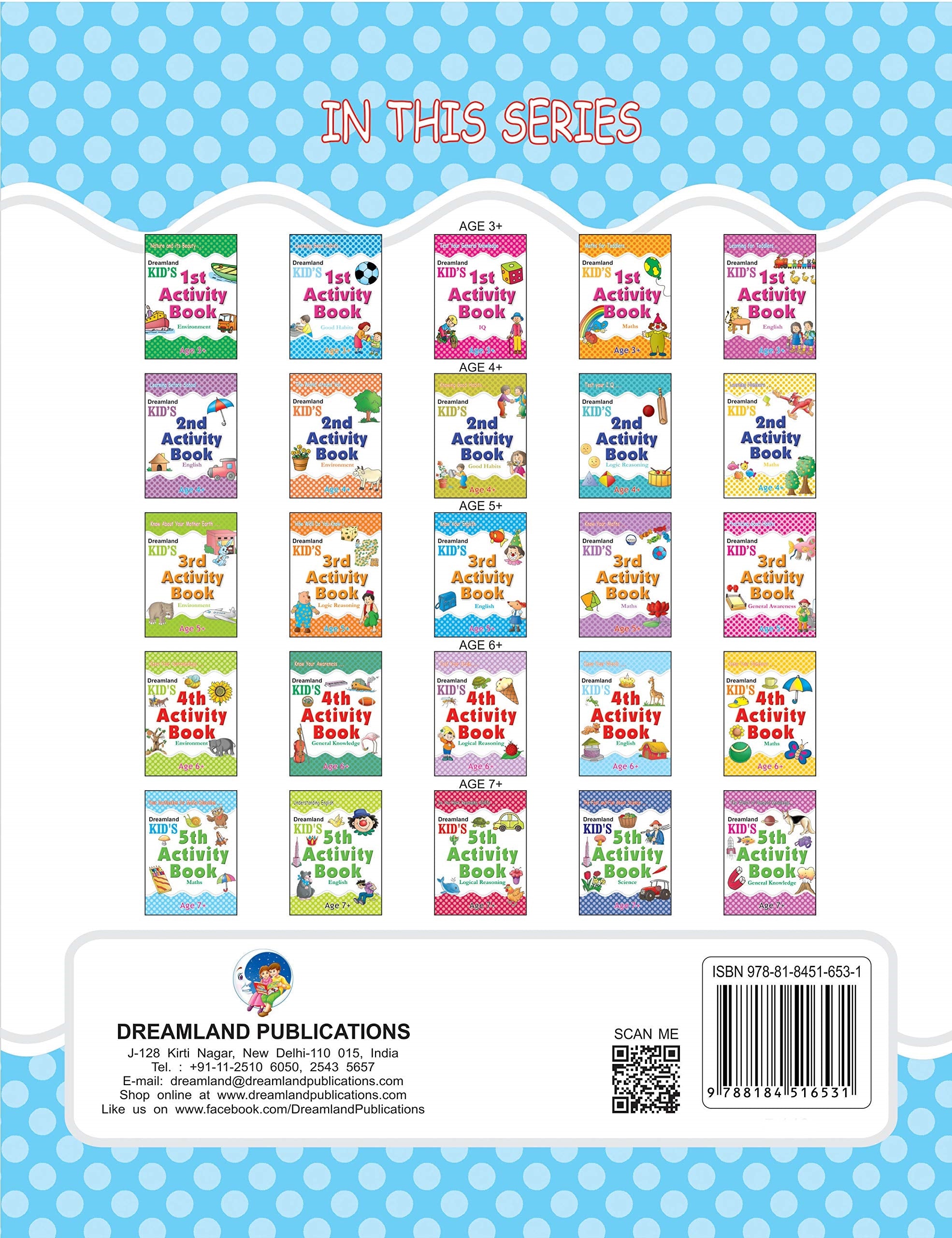 Dreamland Kid's 5th Activity Book - Maths - Distacart