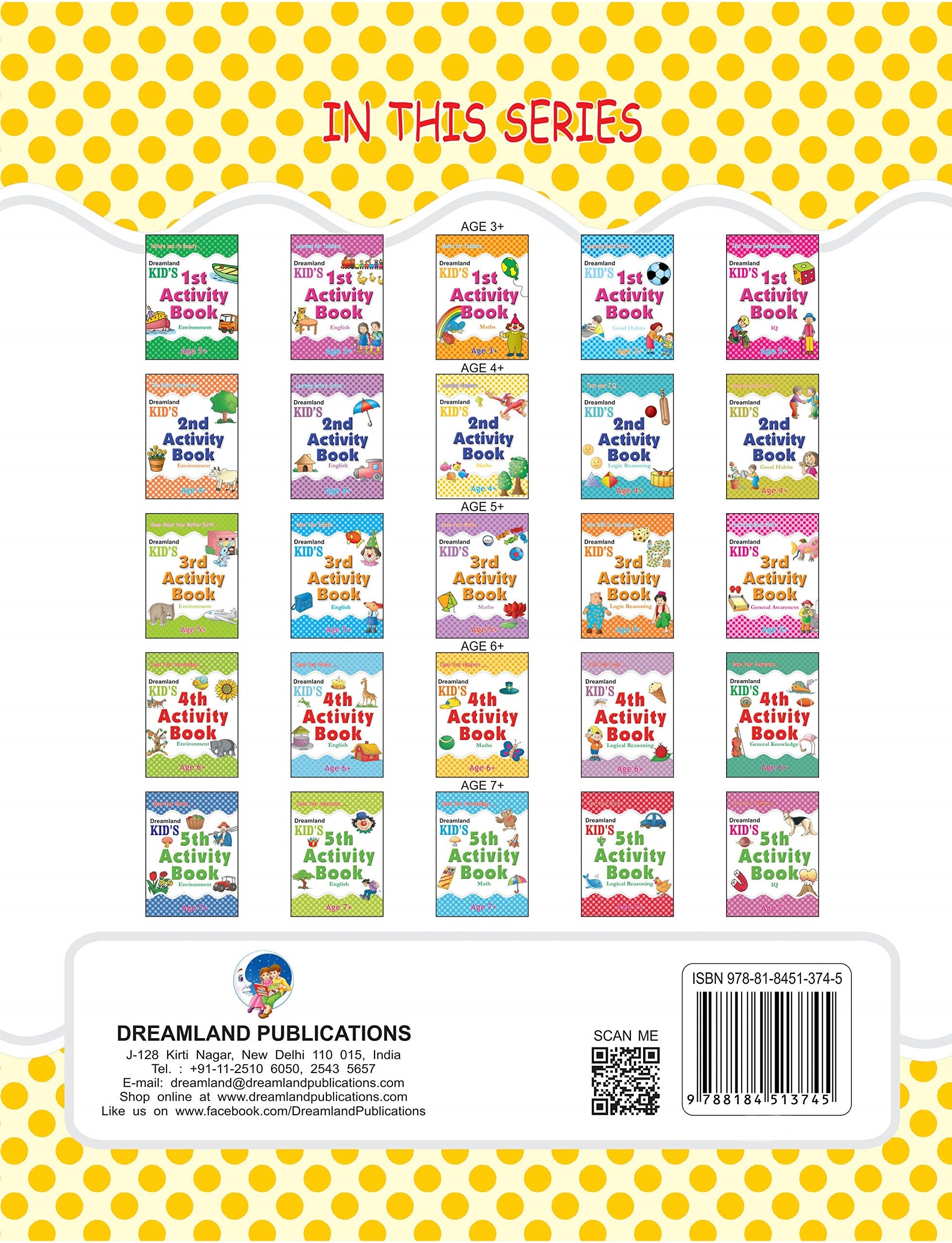 Dreamland Kid's 2nd Activity Book - Maths - Distacart