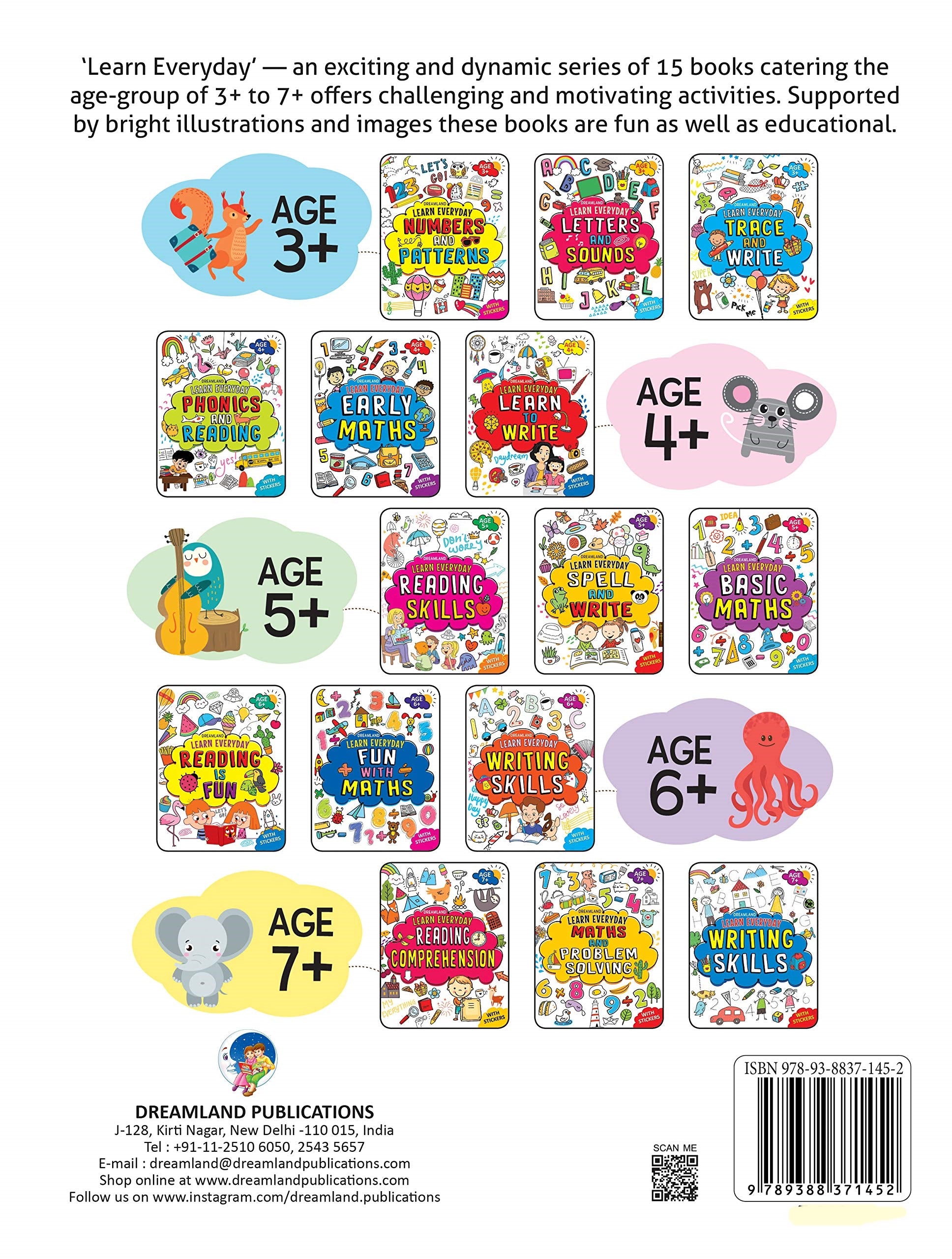 Dreamland Learn Everyday Early Maths - Age 4+ - Distacart