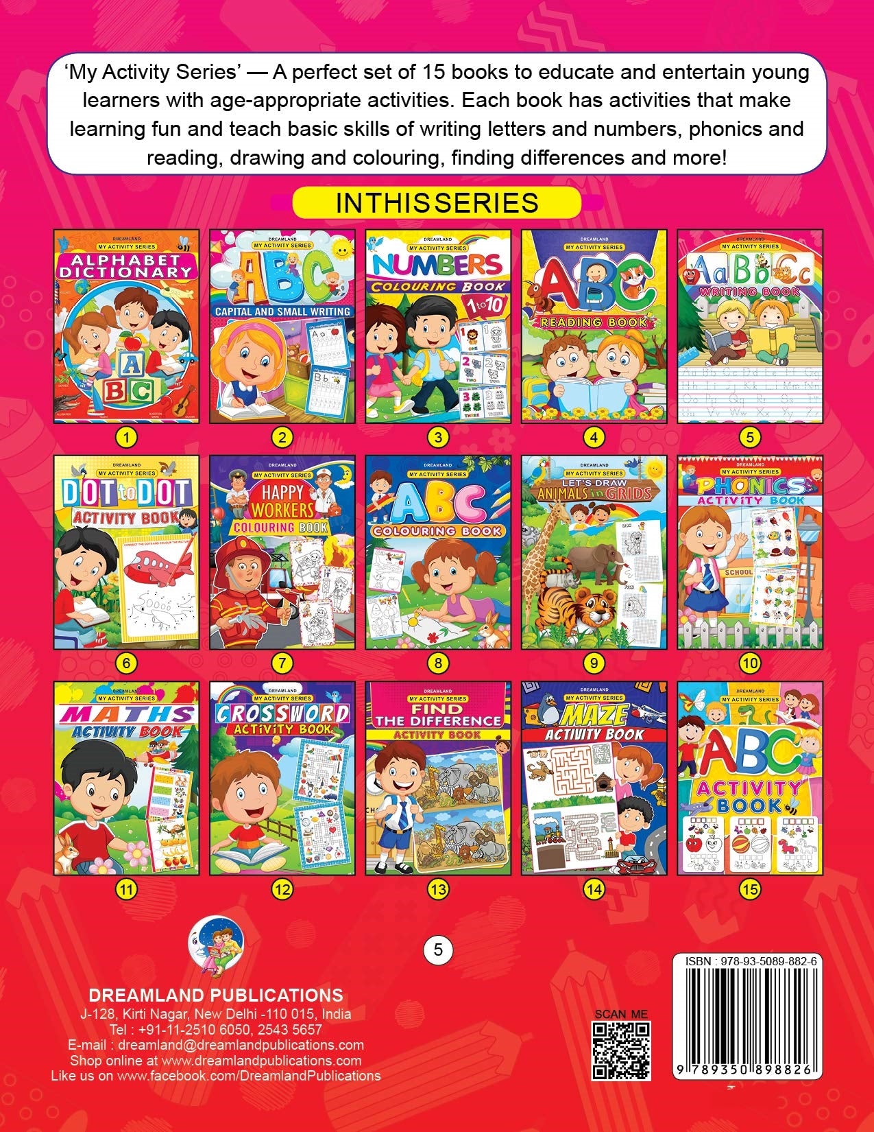 Dreamland My Activity- ABC Writing Book - Distacart