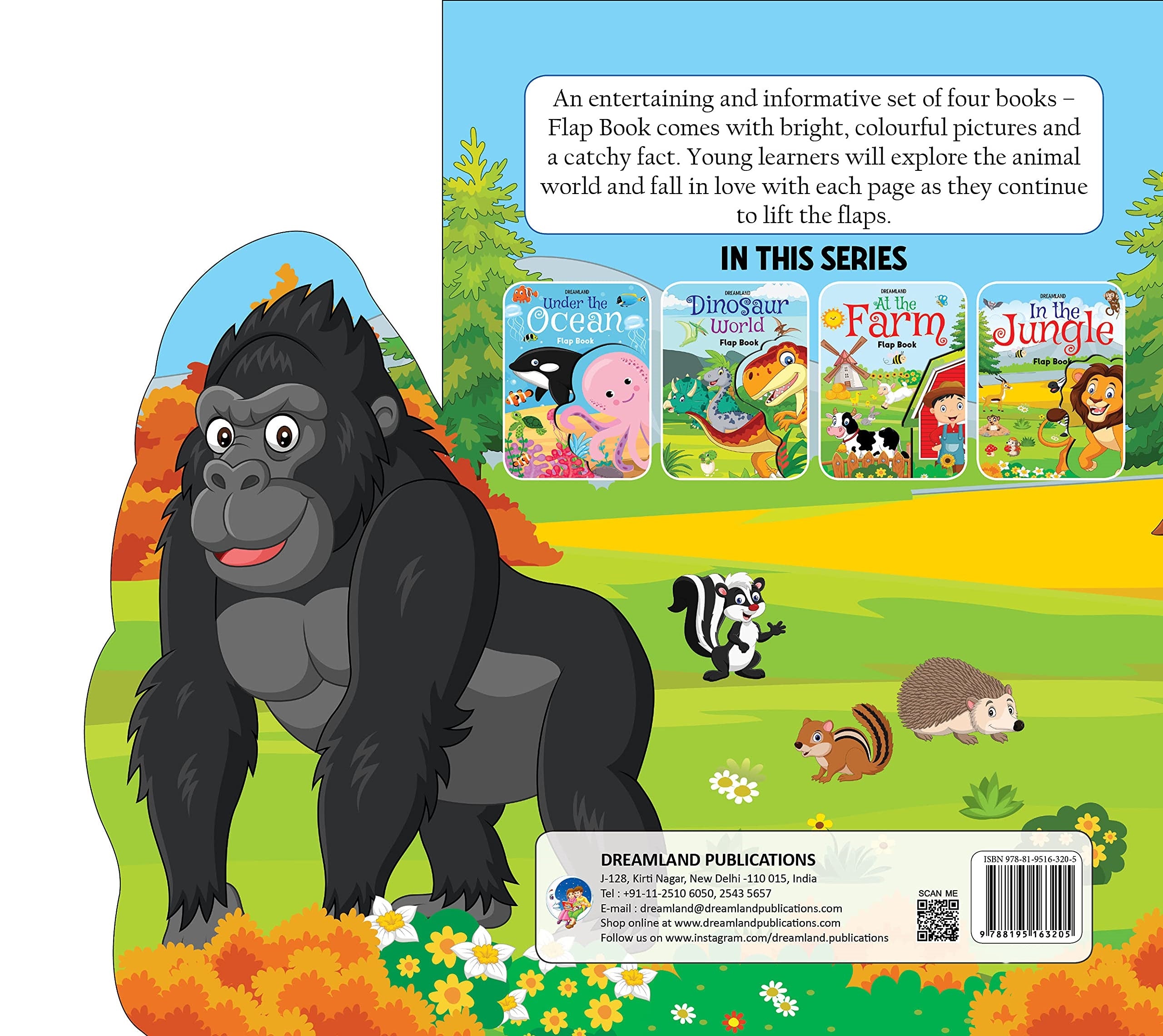 Dreamland Flap Book- In the Jungle - Distacart