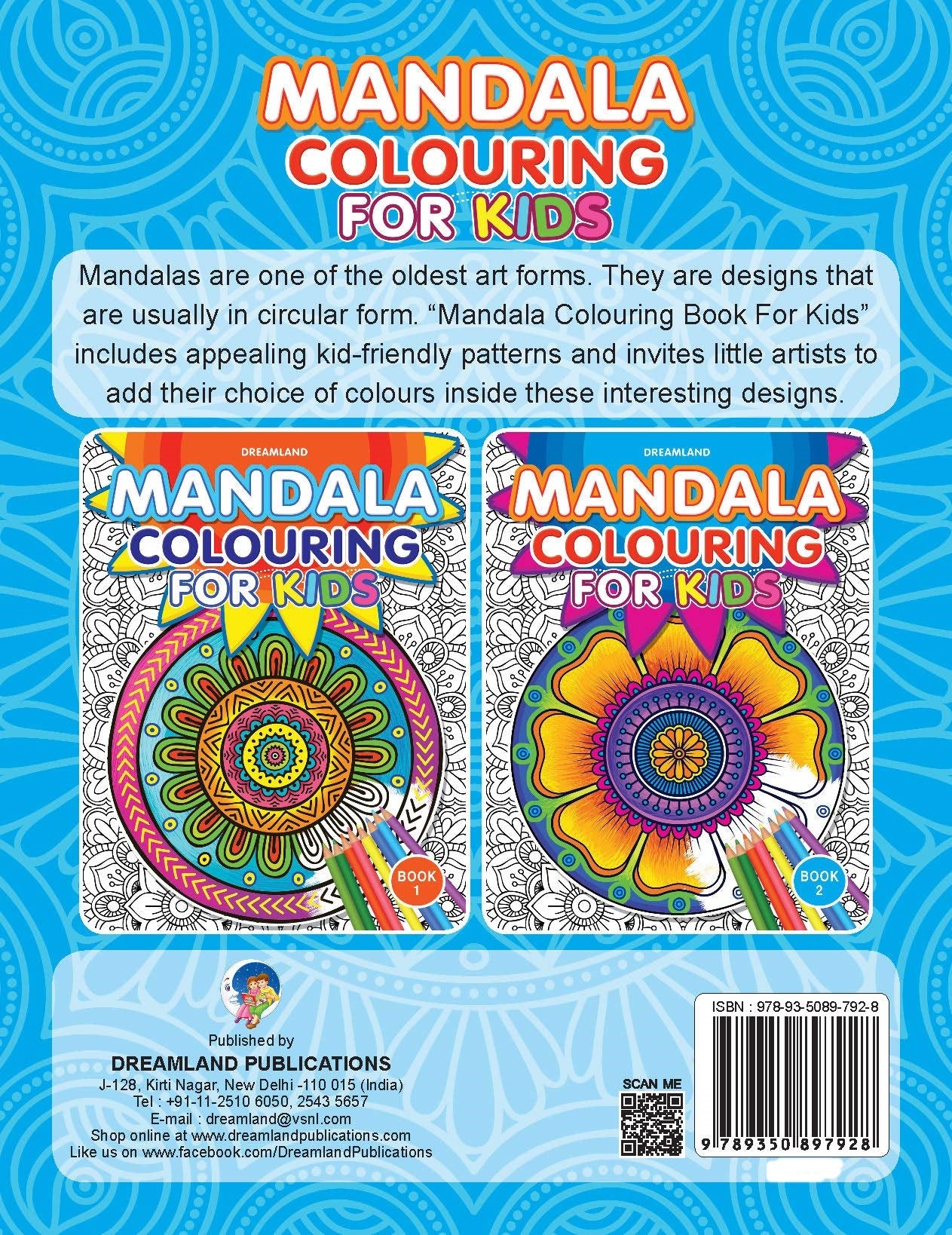 Dreamland Mandala Colouring for Kids- Book 2 - Distacart