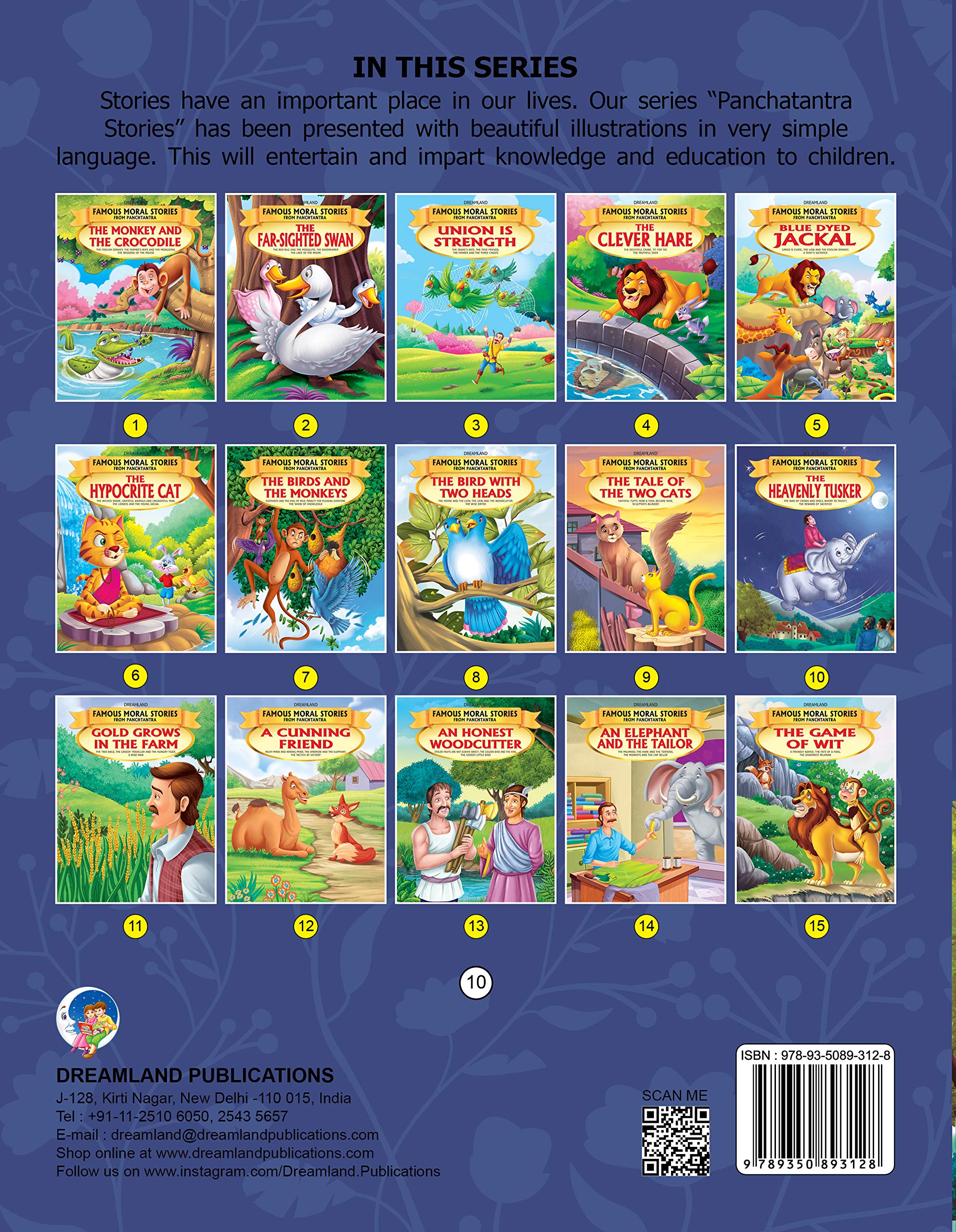 Dreamland The Heavenly Tusker - Book 10 (Famous Moral Stories from Panchtantra) - Distacart