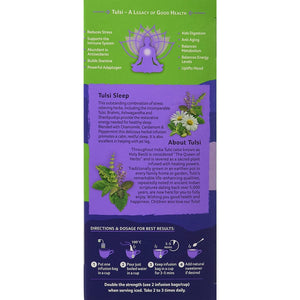 Organic India Tulsi Sleep Tea (25 Tea Bags)  Information