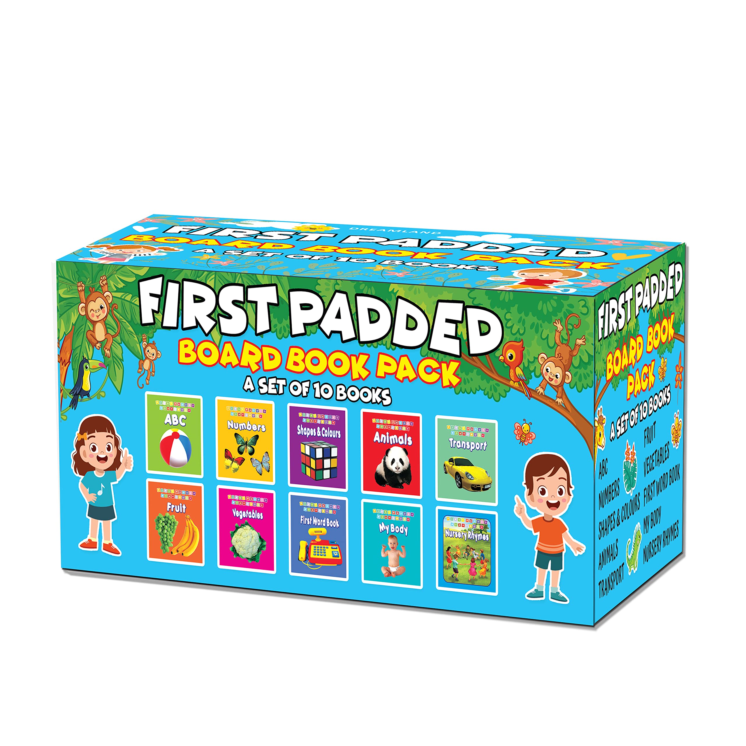 Dreamland First Padded Board Book - Gift Pack (10 Titles) - Distacart