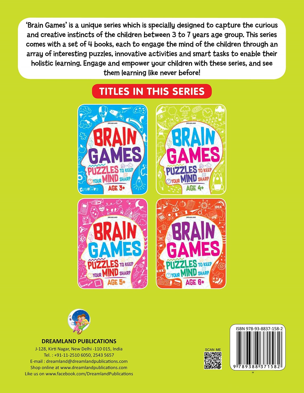 Dreamland Brain Games Age 4+ - Distacart