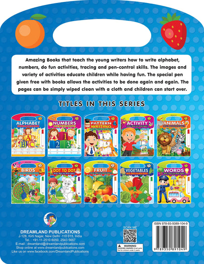 Dreamland Write and Wipe Book - Fruit - Distacart