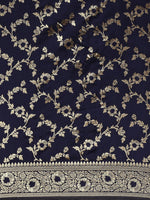 Thumbnail for Sangria Woven Design Zari Sarees - Distacart