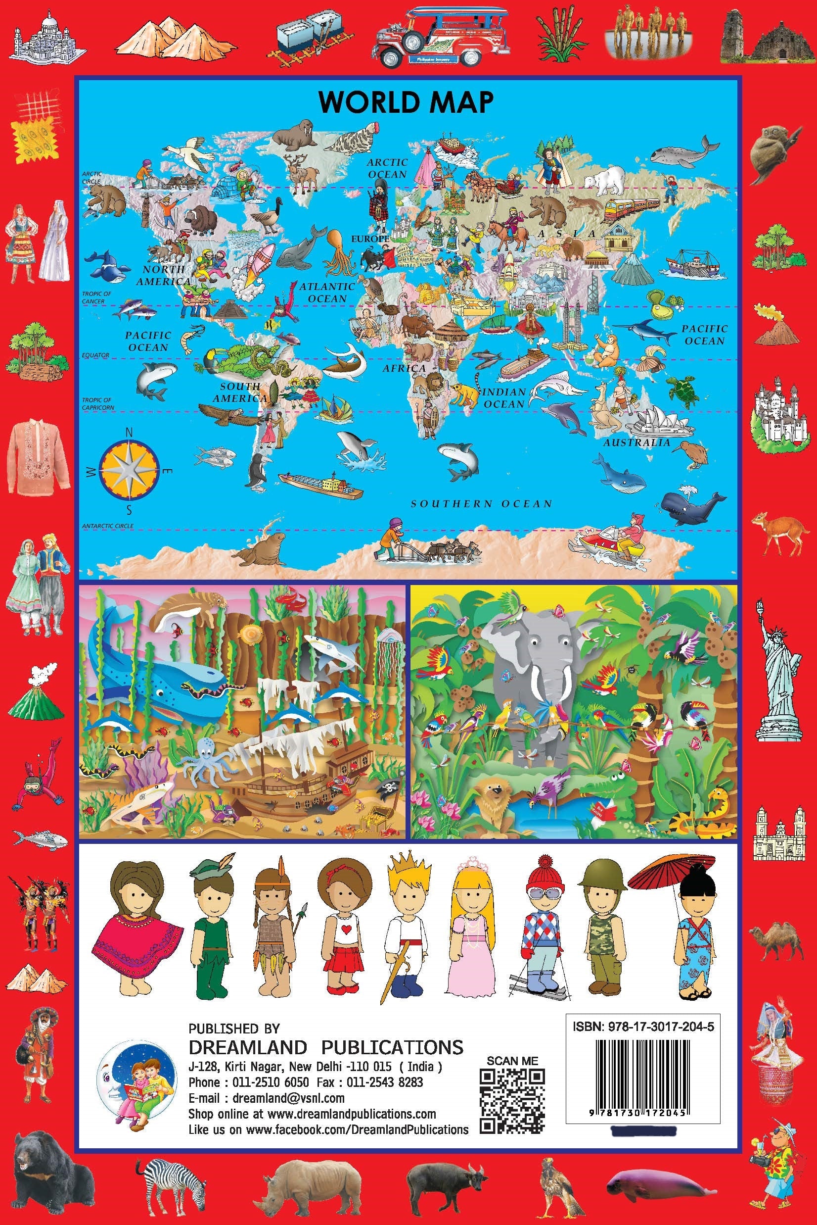 Dreamland My Jumbo Book Of World Atlas - Distacart