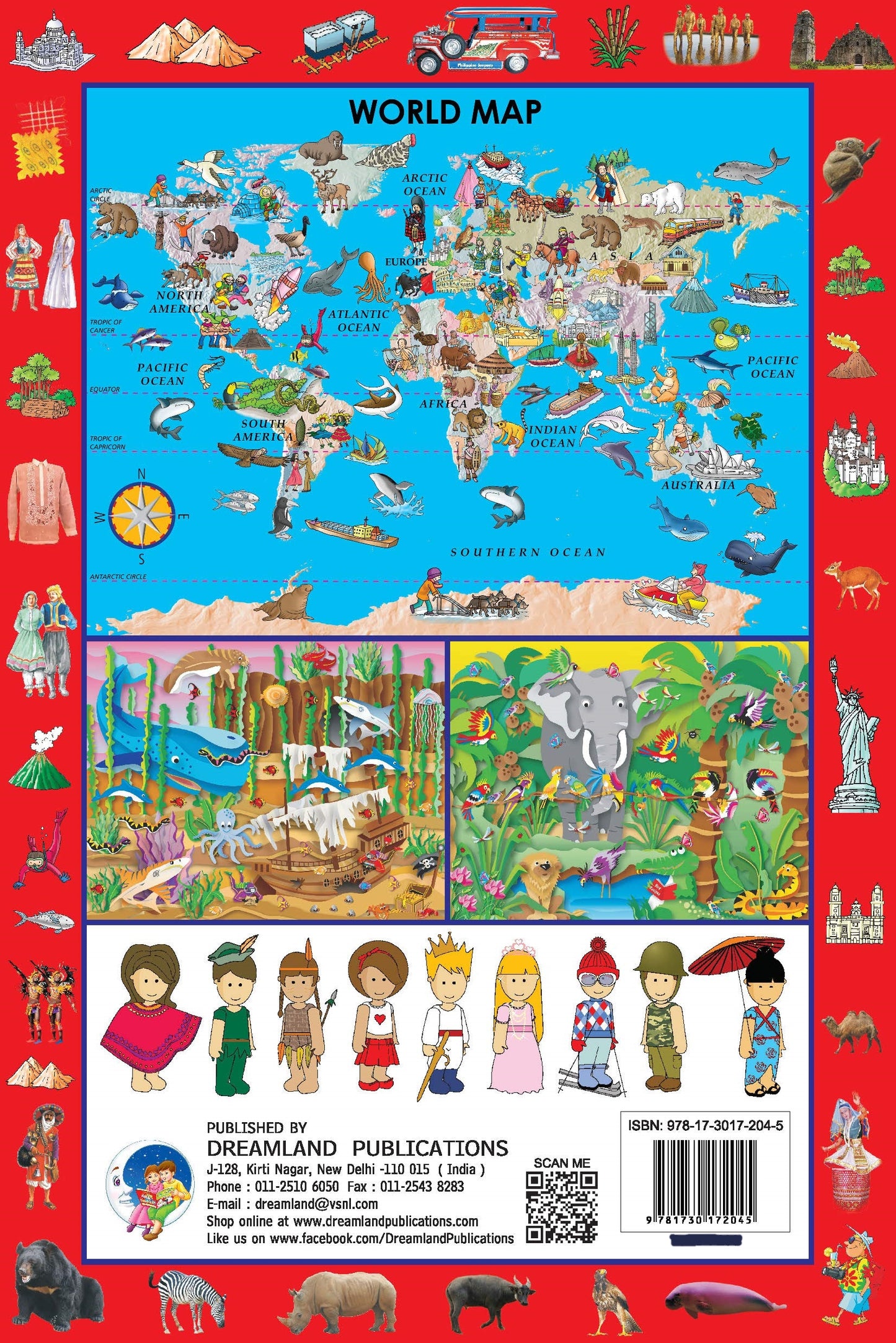 Dreamland My Jumbo Book Of World Atlas - Distacart