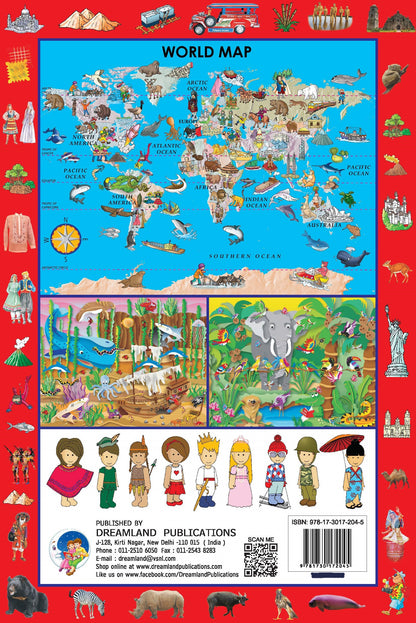 Dreamland My Jumbo Book Of World Atlas - Distacart