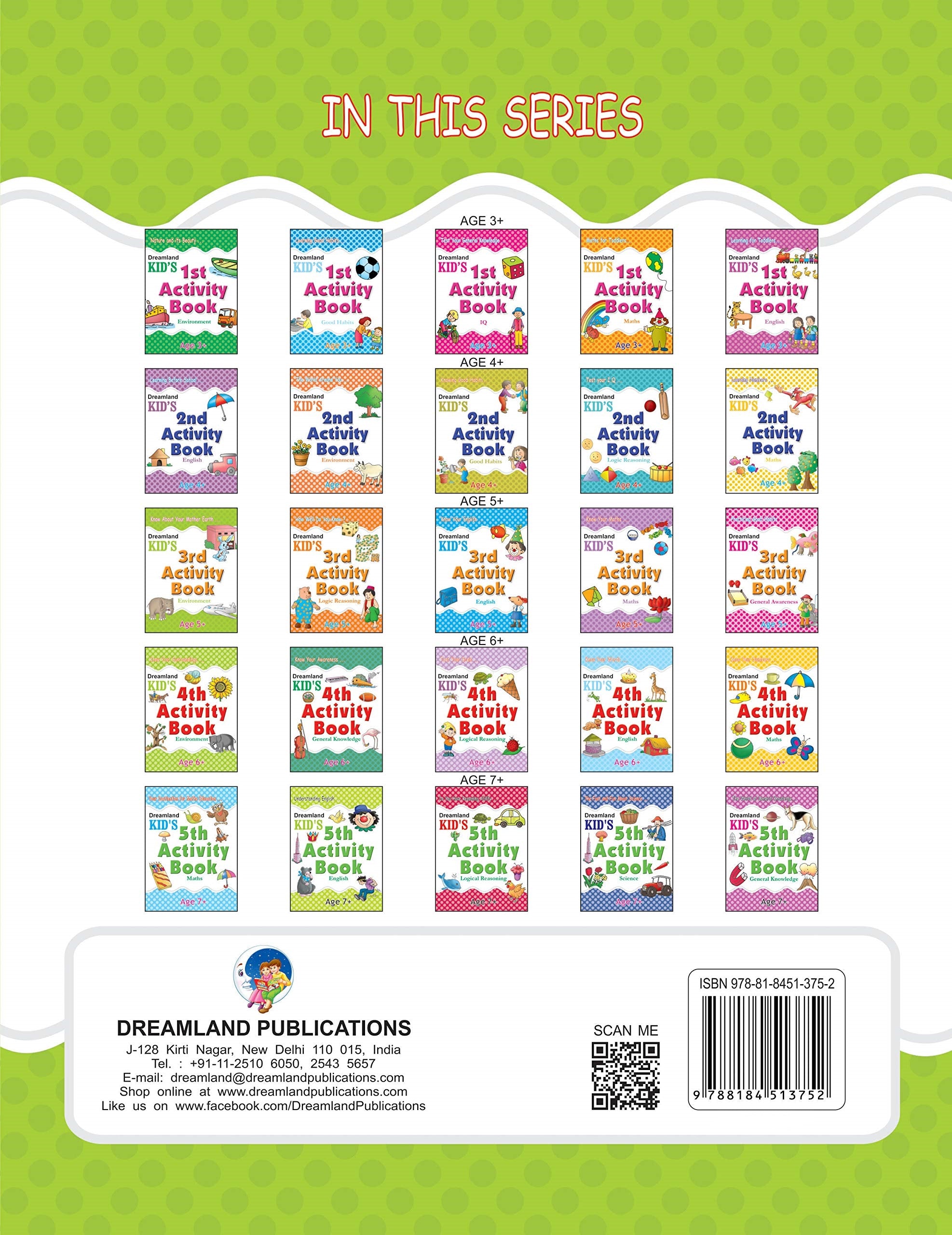 Dreamland Kid's 3rd Activity Book - Environment - Distacart