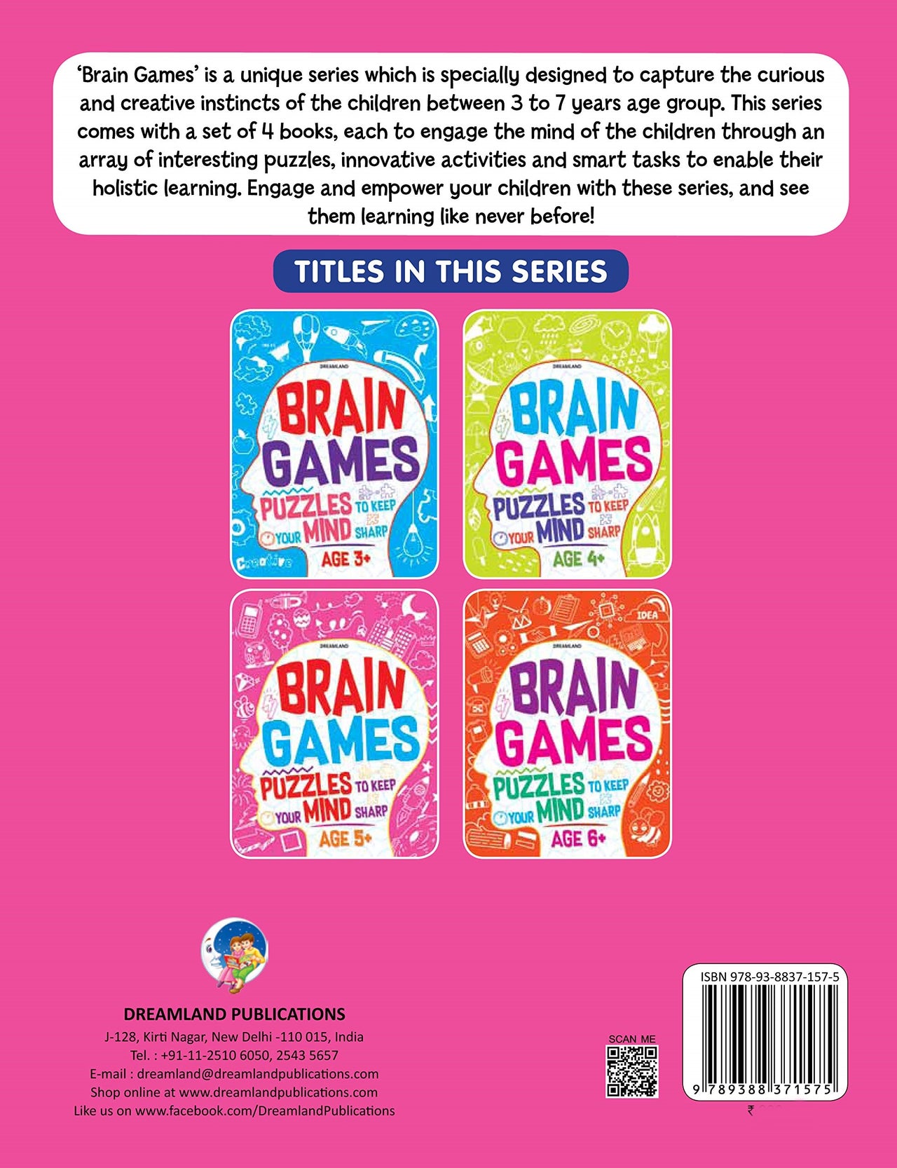 Dreamland Brain Games Age 5+ - Distacart