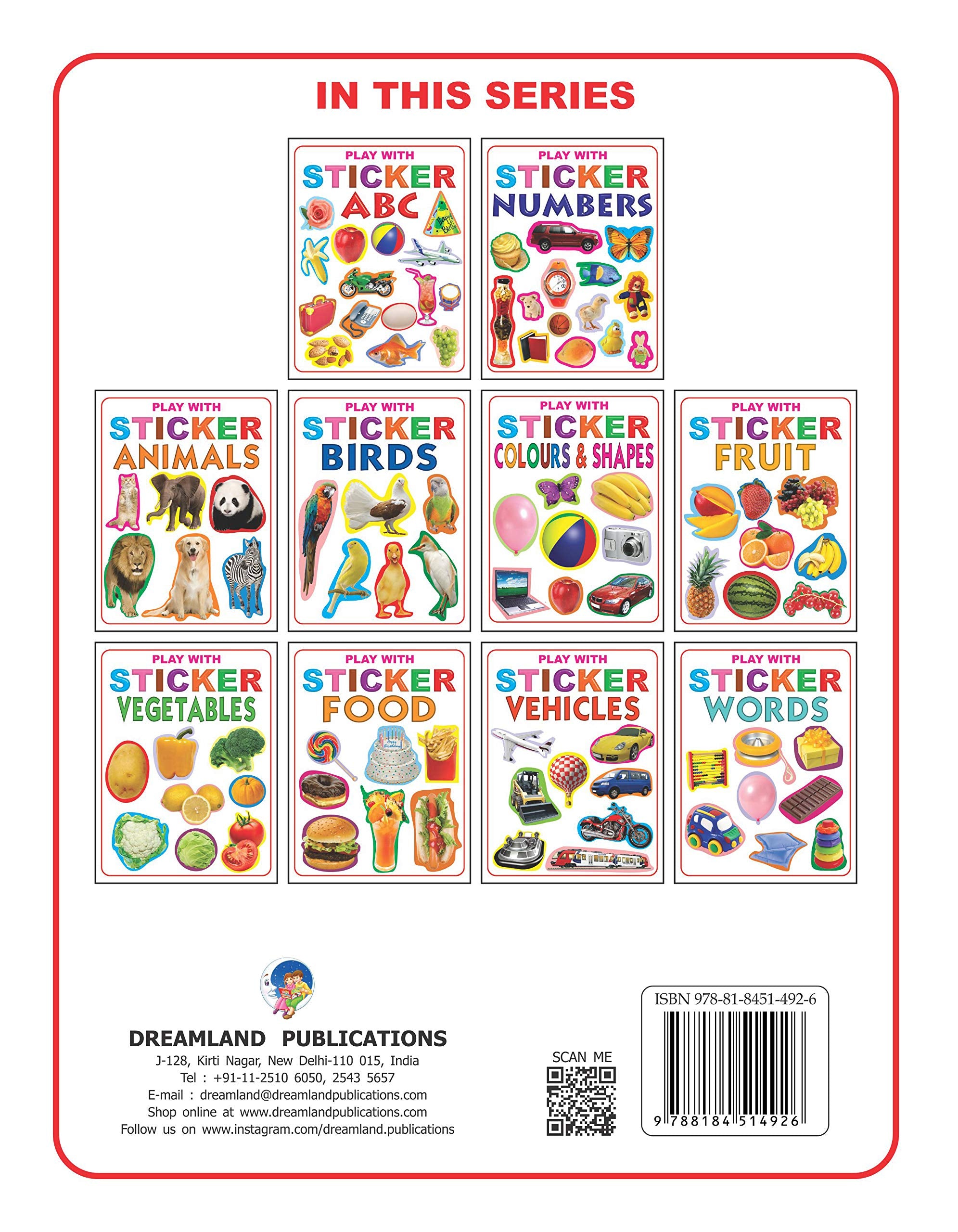 Dreamland Play With Sticker - Words - Distacart