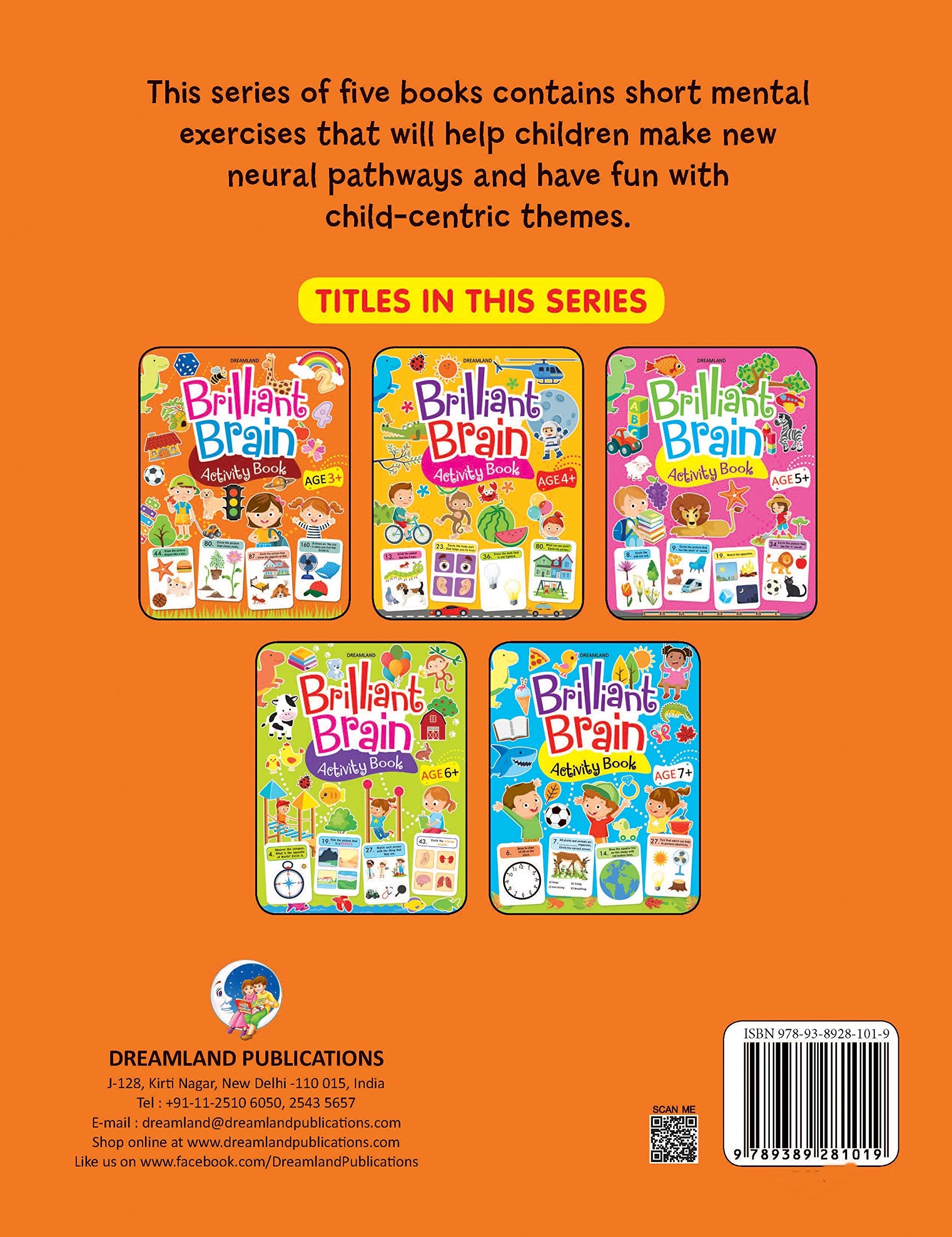 Dreamland Brilliant Brain Activity Book 3+ - Distacart