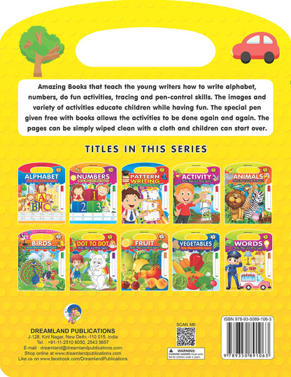 Dreamland Write and Wipe Book - Words - Distacart