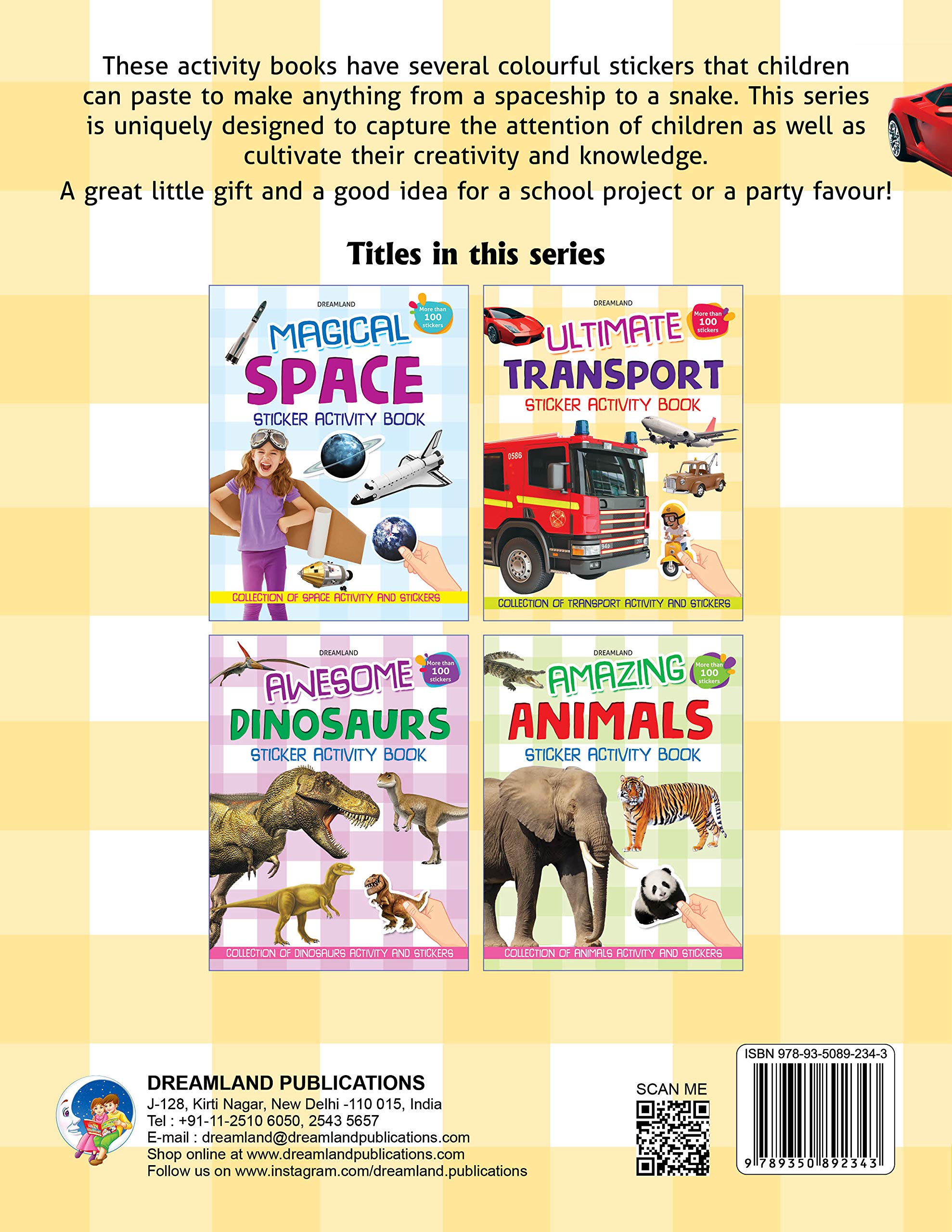 Dreamland Ultimate Transport (Sticker Activity Book) - Distacart