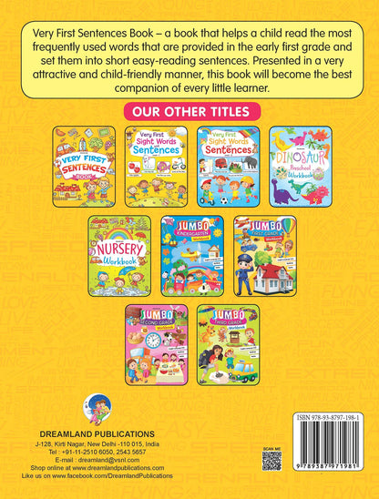 Dreamland Very First Sentences Book - Distacart