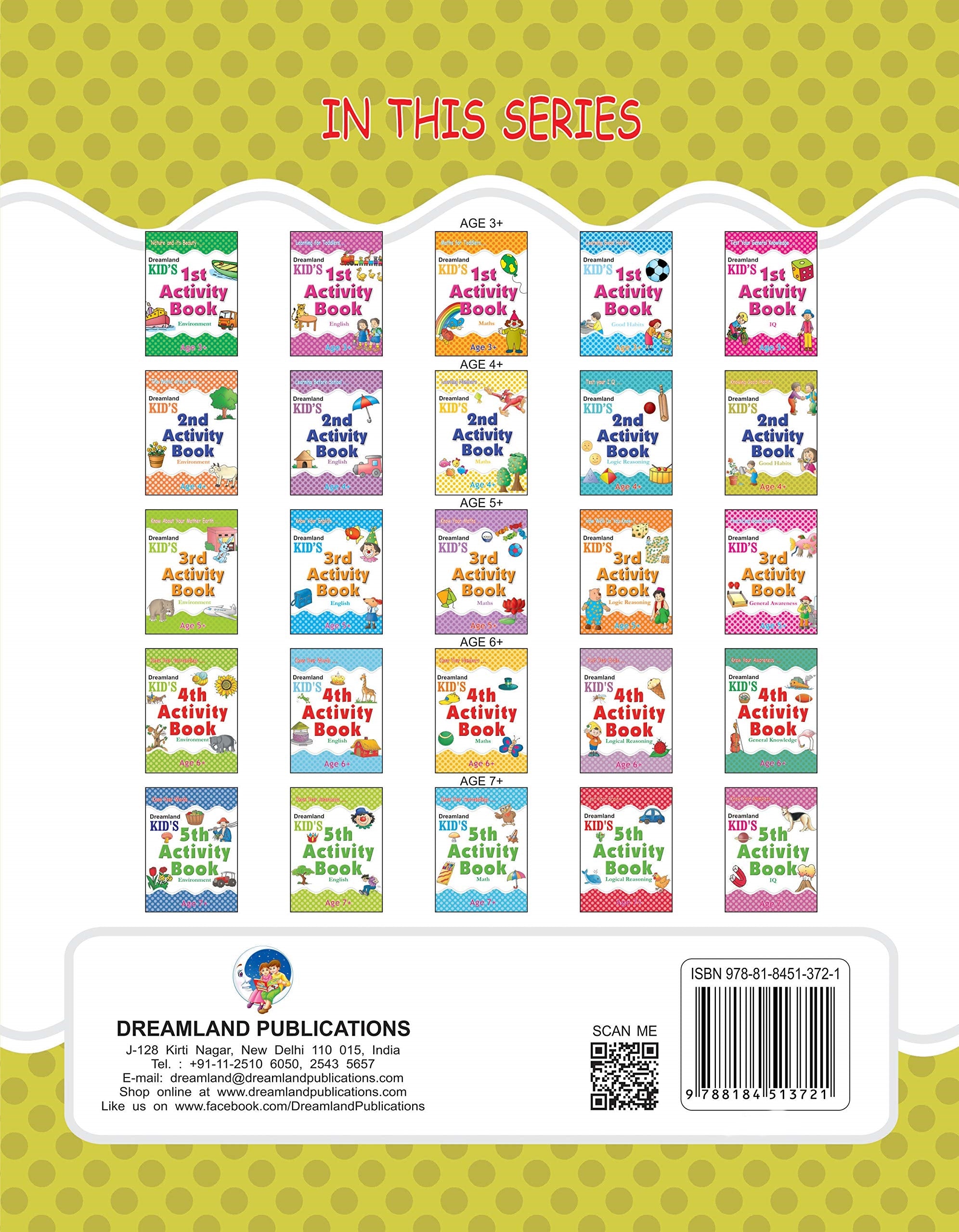 Dreamland Kid's 2nd Activity Book - Good Habit - Distacart