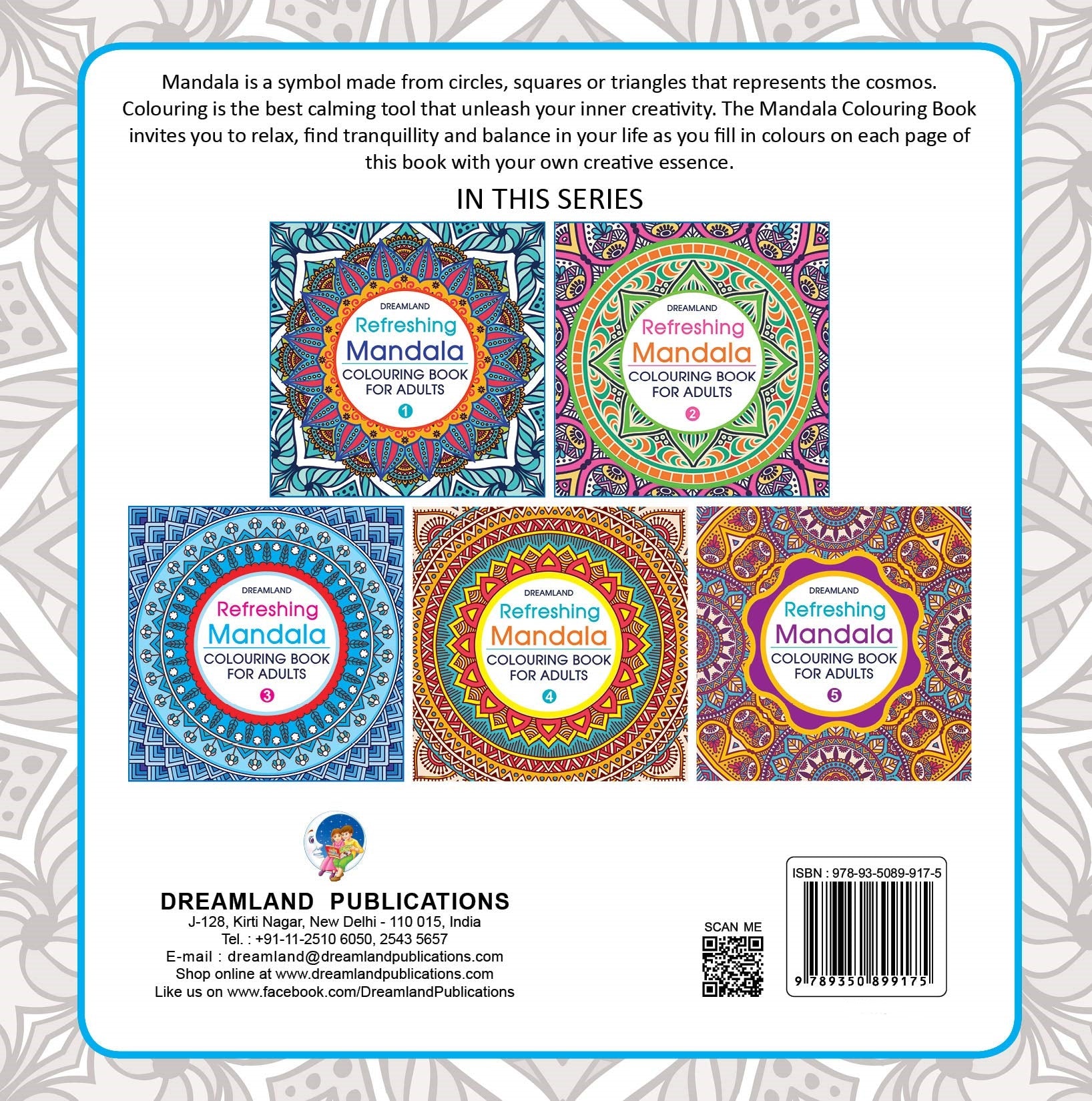 Dreamland Refreshing Mandala - Colouring Book for Adults Book 3 - Distacart