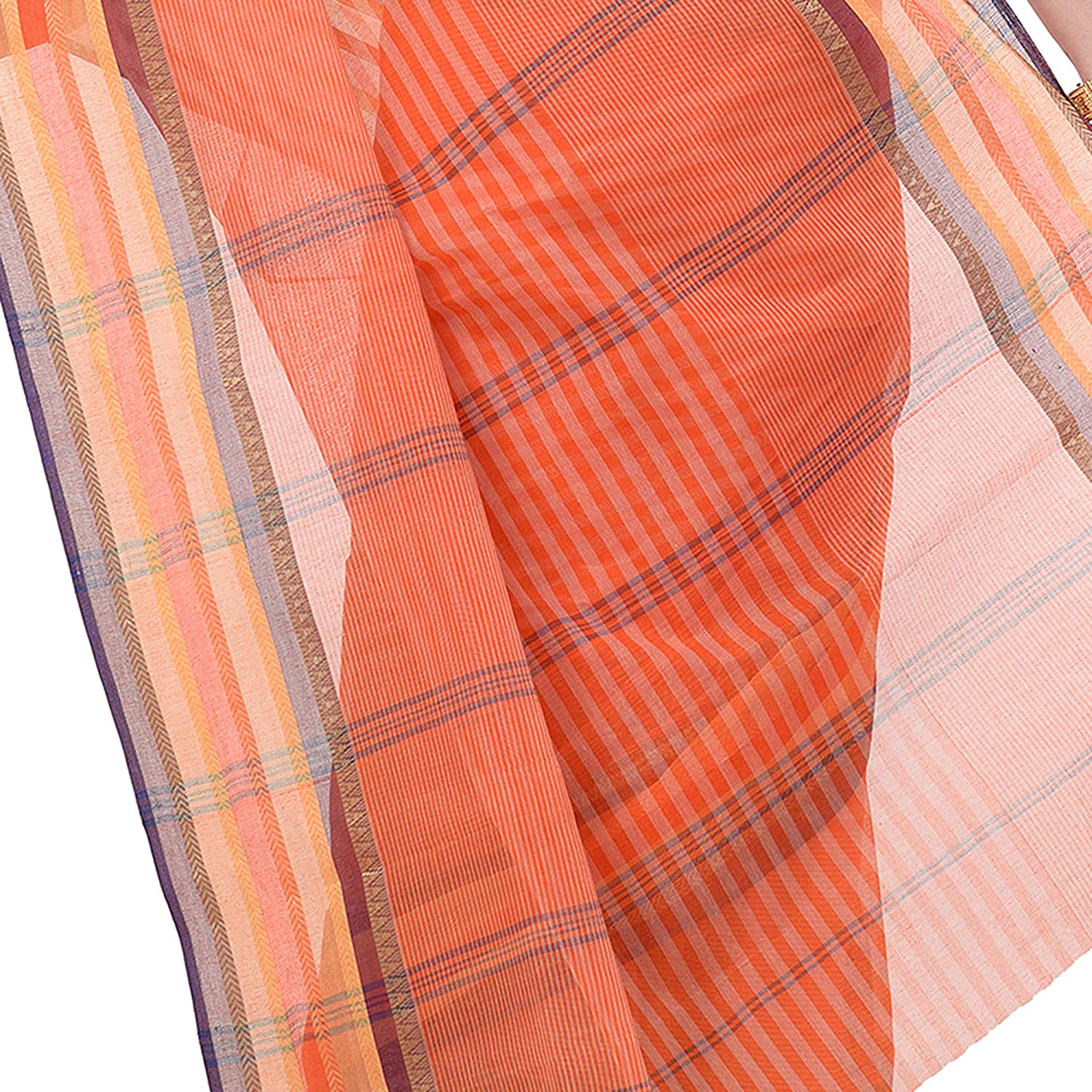 Desh Bidesh Bengal Cotton Women's Bengal Tant Khejur Chori Design Pure Handloom Cotton Saree Without Blouse Piece - Distacart
