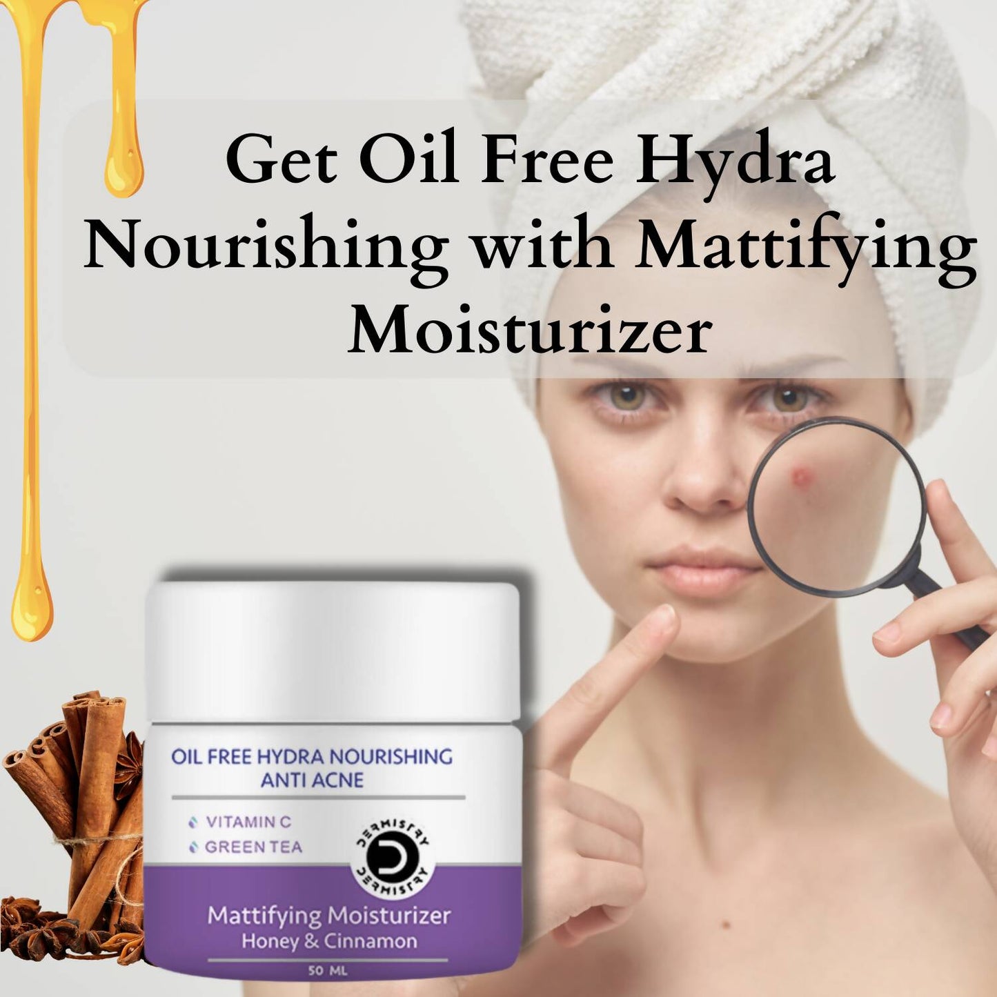 Dermistry Mattifying Moisturizer & Anti Acne Foaming Face Wash - Distacart