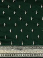 Thumbnail for Mitera Ethnic Motifs Woven Design Zari Silk Blend Banarasi Saree - Distacart