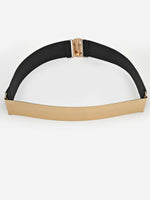 Thumbnail for NVR Women Circular Gold Plated Adjustable Broad Belt - Distacart