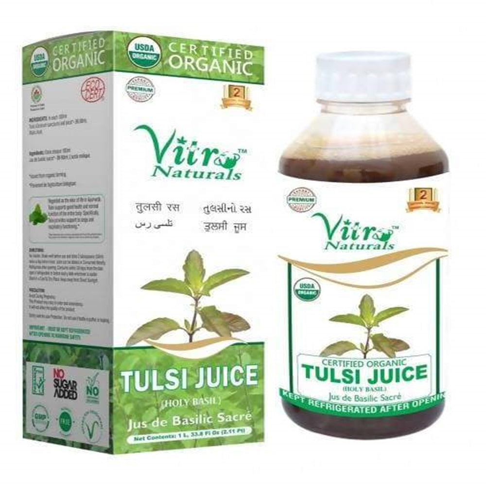 Vitro Naturals Certified Organic Tulsi Juice