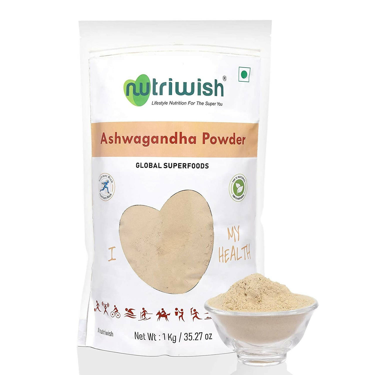 Nutriwish Ashwagandha Powder - Distacart