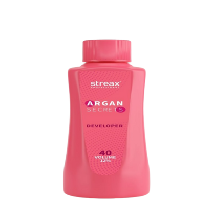 Streax Professional Developer for Argan Secrets Colourant - 40 Volume 12% - Distacart