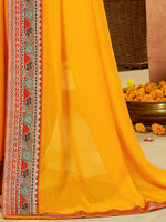 Thumbnail for Mitera Pure Georgette Saree - Distacart