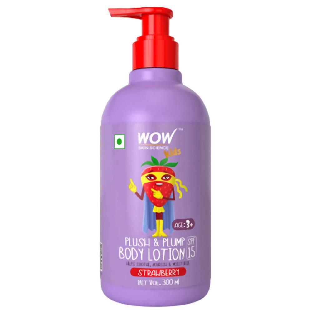 Wow Skin Science Kids Plush & Plump Body Lotion - Strawberry - Distacart