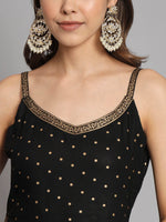 Thumbnail for Kalini Geometric Printed Straight Kurta with Palazzos & Dupatta - Distacart