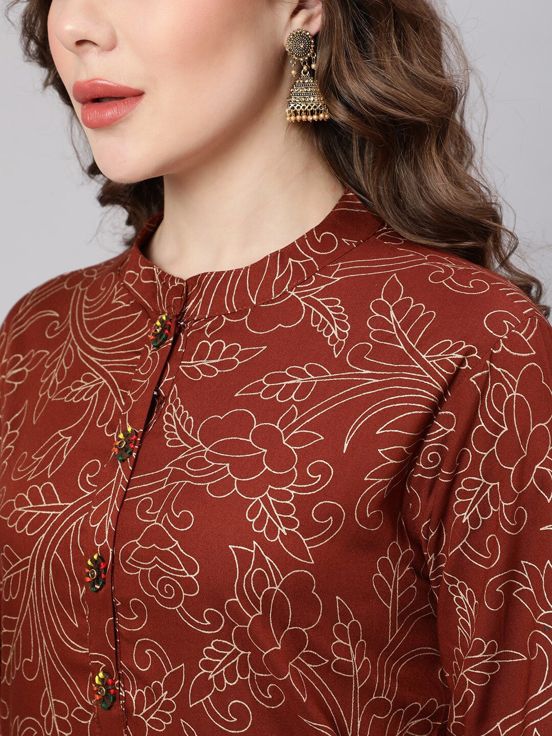 Kalini Women Ethnic Motifs Printed Indie Prints Kurta - Distacart