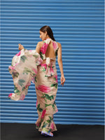 Thumbnail for Tikhi Imli Floral Printed Poly Crepe Saree - Distacart