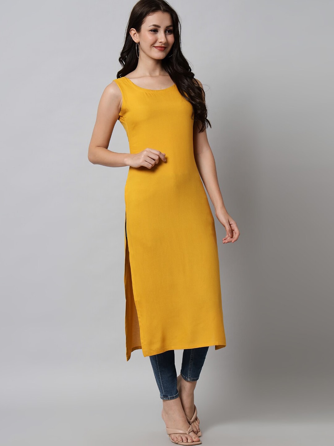 Kalini Women Yellow Kurta - Distacart