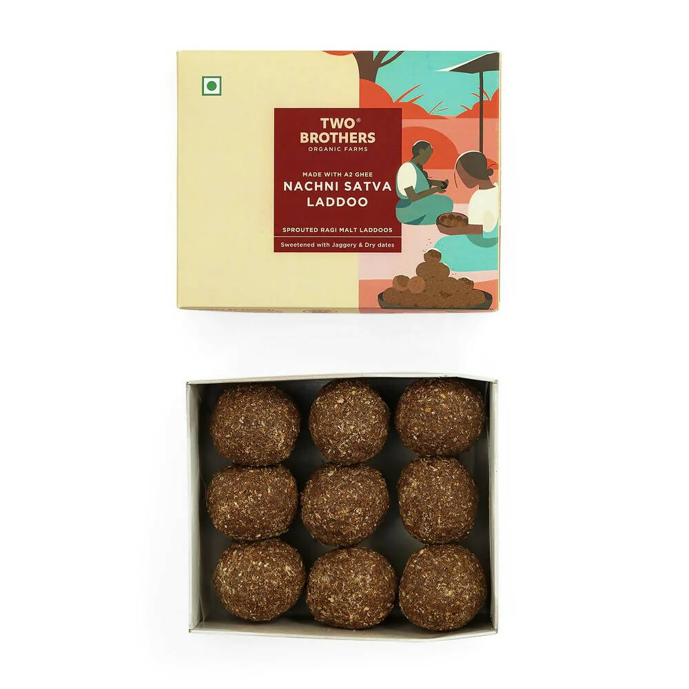 Two Brothers Organic Farms Nachni Satva Laddoo - Distacart