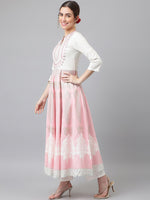 Thumbnail for Khushal K Ethnic Motifs Printed Mirror Work Kurta with Palazzos & With Dupatta - Distacart