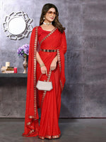 Thumbnail for Kalini Embellished Beads & Stones Zari Saree - Distacart