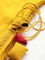 Thumbnail for Sangria Women Yellow Solid Straight Kurta - Distacart