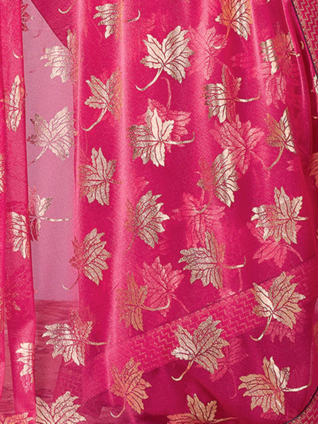 Kalini Floral Foil Printed Saree - Distacart