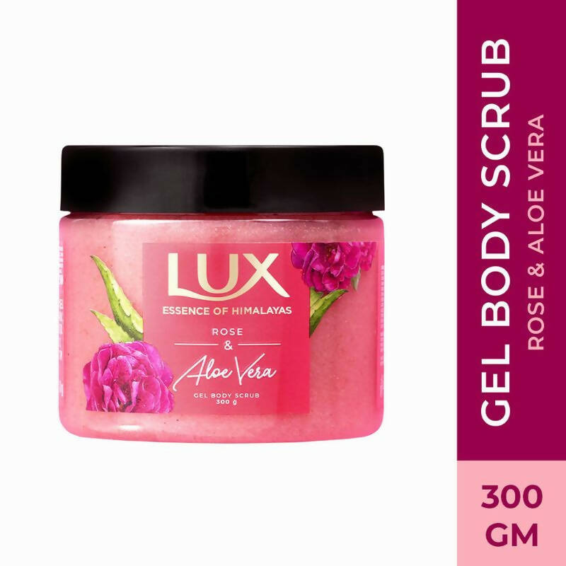 Lux Essence Of Himalayas Rose & Aloe Vera Gel Body Scrub - Distacart