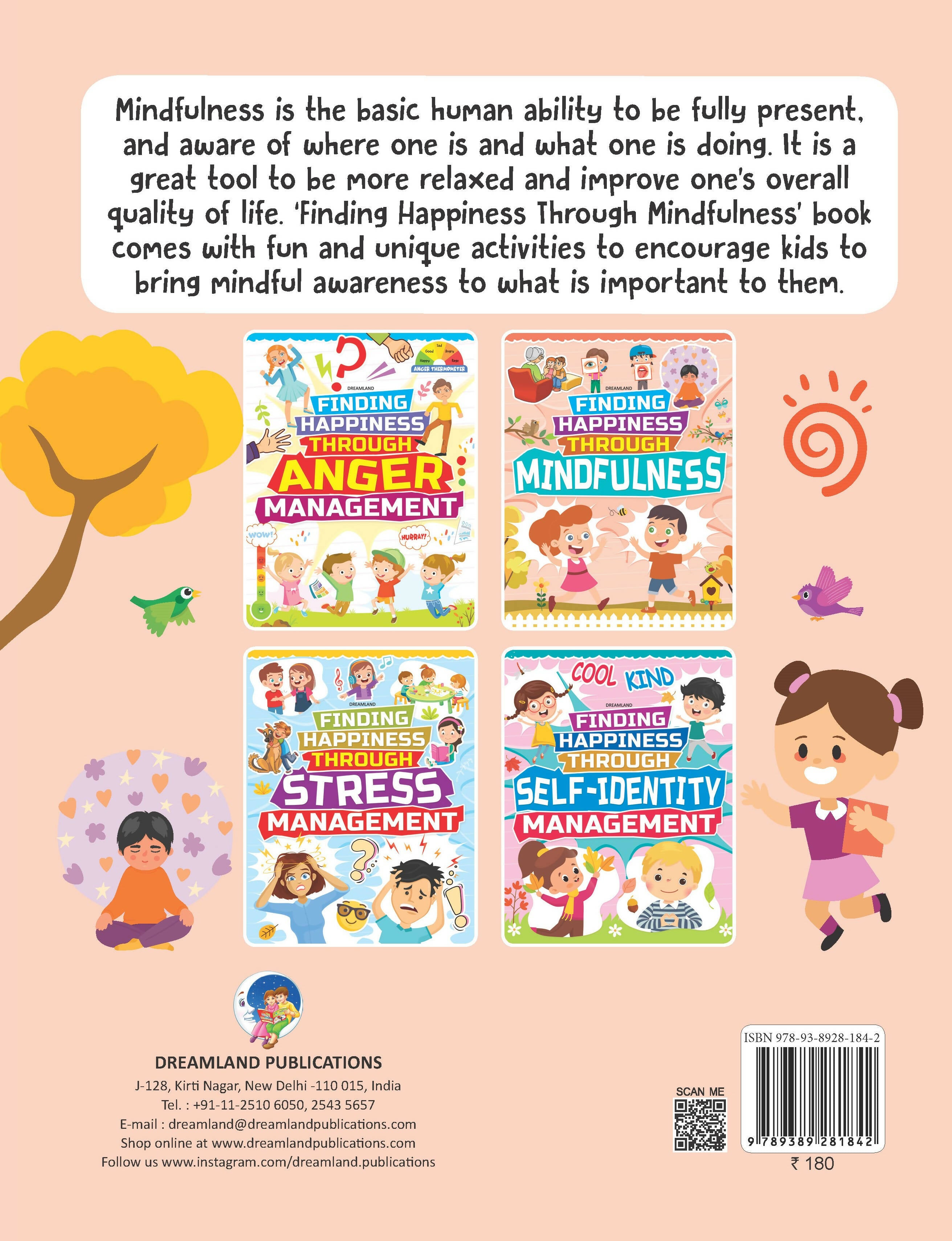Dreamland Mindfulness - Finding Happiness Series : Children Interactive & Activity Book - Distacart