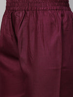 Thumbnail for Kalini Women Maroon Ethnic Motifs Printed Kurta with Palazzo & Dupatta - Distacart