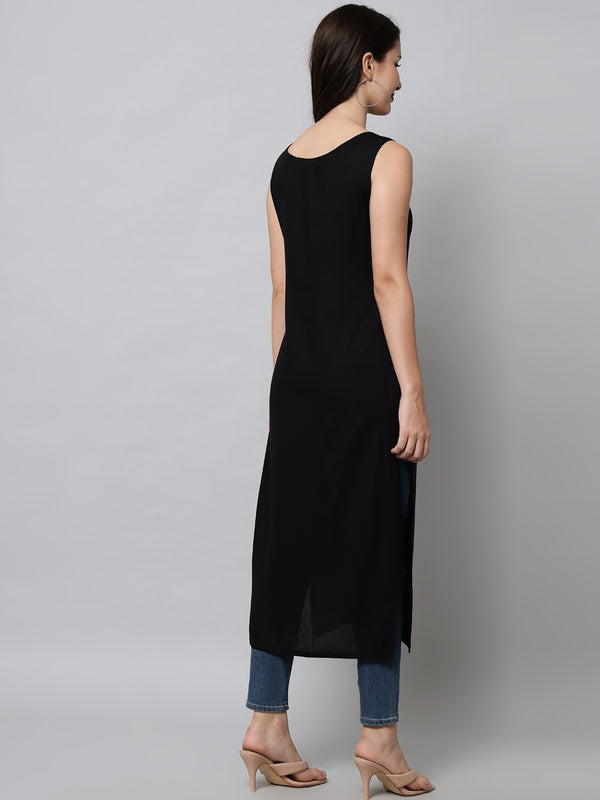 Kalini Women Black Kurta - Distacart